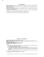 Preview for 2 page of Star Micronics LC24-15 User Manual