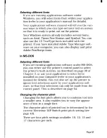 Preview for 60 page of Star Micronics LC24-30 Colour User Manual