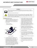 Preview for 2 page of Star Trac 9-9271 Assembly Manual