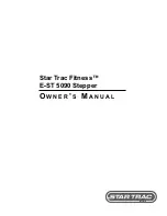 Star Trac Fitness E-ST 5090 Owner'S Manual preview