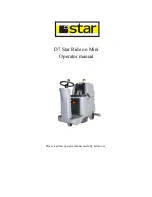 Preview for 1 page of Star D7 Mini Operator'S Manual