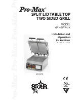 Preview for 1 page of Star Pro-Max GR14SPTA-UK Installation And Operation Instructions Manual