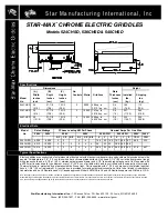 Preview for 2 page of Star STAR-MAX 524CHSD Specification Sheet