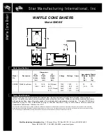 Preview for 2 page of Star SWCBE Specifications