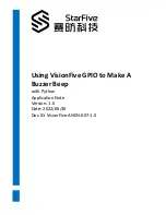 StarFive VisionFive GPIO User Manual preview