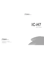 Starke sound IC-H7 Owner'S Manual preview