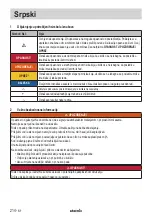 Preview for 214 page of Starmix ISC H-1225 Asbest Operating Instructions Manual