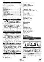 Preview for 125 page of Starmix NTS eCRAFT APL1422 Operating Instructions Manual