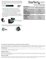 Preview for 2 page of StarTech.com 4POSTRACK25 Instruction Manual