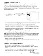 Preview for 6 page of StarTech.com DRW115SAT User Manual