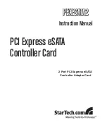 Preview for 1 page of StarTech.com PEXESATA2 Instruction Manual