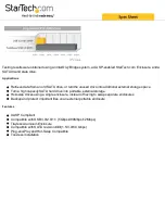 Preview for 2 page of StarTech.com S3510BMU33T Spec Sheet