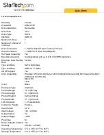 Preview for 3 page of StarTech.com S3510BMU33T Spec Sheet