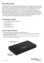 Preview for 4 page of StarTech.com SAT2510B12U3 Instruction Manual