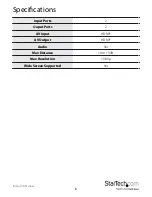 Preview for 9 page of StarTech.com VS222HDQ User Manual