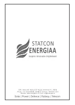 Preview for 53 page of STATCON ENERGIAA HBD Series Product Manual