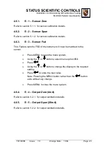 Preview for 24 page of STATUS SCIENTIFIC CONTROLS FGD10B Series Installation, Commissioning And Operation Manual