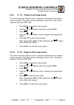 Preview for 28 page of STATUS SCIENTIFIC CONTROLS FGD10B Series Installation, Commissioning And Operation Manual