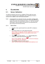 Preview for 30 page of STATUS SCIENTIFIC CONTROLS FGD10B Series Installation, Commissioning And Operation Manual