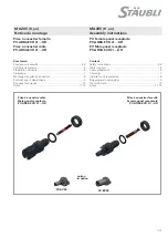 Staubli PV-ADB4-EVO 2 UR Series Assembly Instructions Manual preview