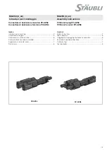 Preview for 1 page of Staubli PV-AZS4 Assembly Instructions Manual