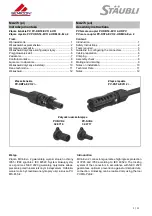 Staubli PV-KBT4-EVO 2-UR Assembly Instructions Manual preview