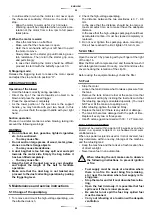 Preview for 22 page of stayer GAS VENTO 25 B Operating Instructions Manual