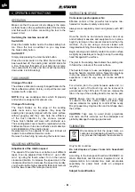 Preview for 8 page of stayer HP1010 Operating Instructions Manual