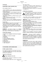 Preview for 20 page of stayer MINICOM B 12V Operating Instructions Manual