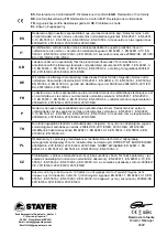 Preview for 5 page of stayer TD355B Operating Instructions Manual