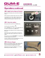 Preview for 9 page of Steam-e Gum-e Operating Instructions Manual