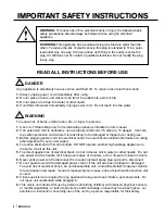 Preview for 2 page of Steamfast SF-295 Owner'S Manual