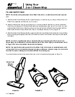 Preview for 10 page of Steamfast SF-295 Owner'S Manual