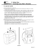 Preview for 9 page of Steamfast SF-420 User Manual