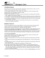 Preview for 12 page of Steamfast SF-420 User Manual