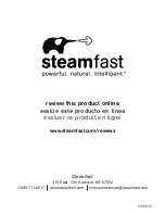 Preview for 16 page of Steamfast SF-420 User Manual