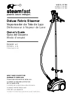 Steamfast SF-560 Owner'S Manual preview