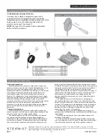 Preview for 8 page of Steamist S170-1 Instructions For Installation And Use Manual