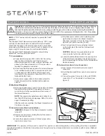 Steamist SMP-12 Electrical Installation Instructions preview