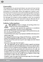 Preview for 10 page of Steba CR 36 Instructions For Use Manual