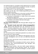 Preview for 4 page of Steba SV 60 Instructions For Use Manual