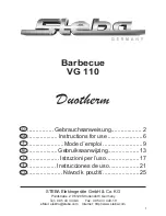 Steba VG 110 Instructions For Use Manual preview