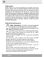 Preview for 2 page of Steba VG P20 Instructions For Use Manual