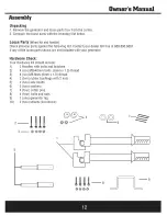 Preview for 13 page of STEELE PRODUCTS SPGG900E Owner'S Manual