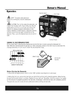 Preview for 16 page of STEELE PRODUCTS SPGG900E Owner'S Manual