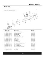 Preview for 29 page of STEELE PRODUCTS SPGG900E Owner'S Manual