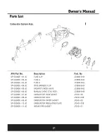 Preview for 32 page of STEELE PRODUCTS SPGG900E Owner'S Manual