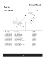 Preview for 36 page of STEELE PRODUCTS SPGG900E Owner'S Manual