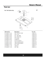 Preview for 39 page of STEELE PRODUCTS SPGG900E Owner'S Manual