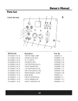 Preview for 40 page of STEELE PRODUCTS SPGG900E Owner'S Manual